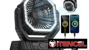 Ventilador recargable tipo F6