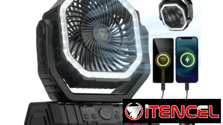 Ventilador recargable tipo F6
