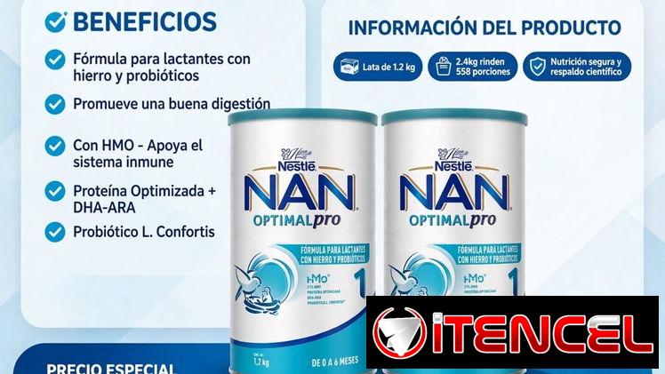 Leche NAN OPTIMAL PRO ETAPA 1 - DE 0 A 6 MESES