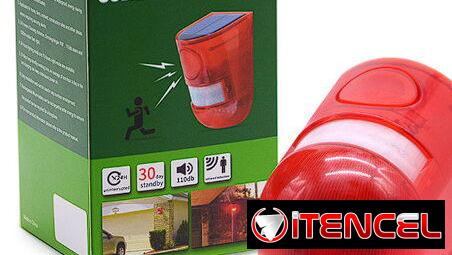 ALARMA SOLAR-SENSOR DE MOVIMIENTO, ALARMA BATERÍAS-SENSOR MOV, ALARMA-CUÑA PARA PUERTAS, LÁMPARA SOLAR DSEGURIDAD-SENSOR — foto 2