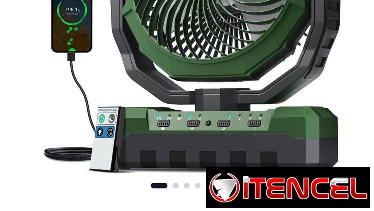 Ventilador recargable 24000MaH — foto 1