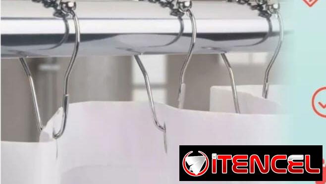 Juego de 1 cortina con alfombra antideslizante para baños. NUEVAS!