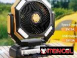 Ventilador recargable de 4000mAh 120h por carga
