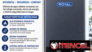 Calentador de gas Royal