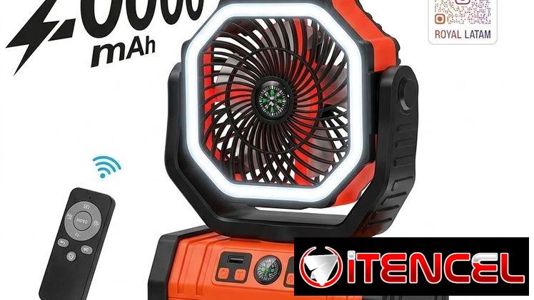 Ventilador portátil – 20 000 mAh — foto 3