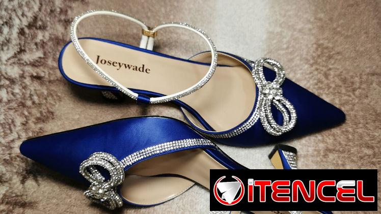 ​💙 Zapatos de Fiesta Azul Rey Joseywade con Pedrería – $25 USD