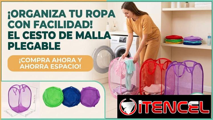 .CESTOS DE GRAN TAMAÑO PARA ROPA Organiza tu ropa fácil, rápido y sin ocupar espacio ✨