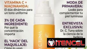Tonico facial de vit C y niacinamida