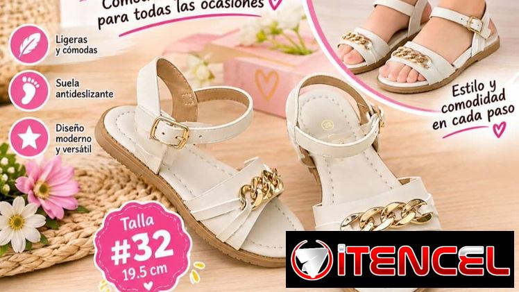 8500cup Sandalias  para niña #:26 las negras  y #30 32  las Beige — foto 3