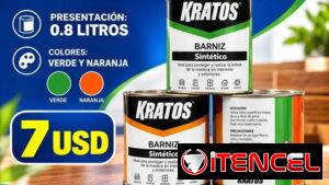 Barniz Verde, Naranja. 0.8litros. Excelente Calidad. Damos factura.