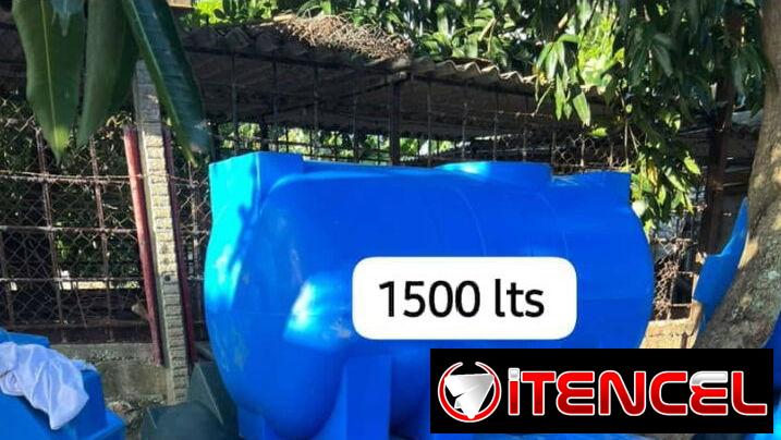 Pipa de agua nueva d 1500 litros