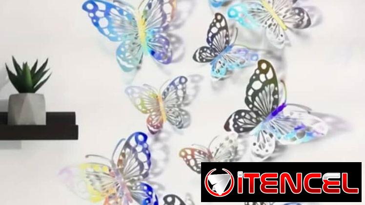 Mariposas adhesivas