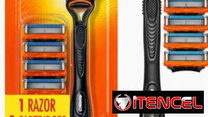 Maquina de afeitar Gillette Fusion5 Gillette Fusion5 combina la comodidad de cinco cuchillas antifricción con la precisi
