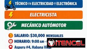 Plazas de Electricidad, Electrónica y Mecánica Automotor – Habana (Kinetica)