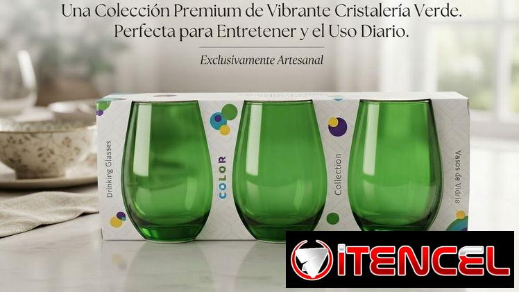 Set 4 Vasos de Vidrio Colección Color — foto 2