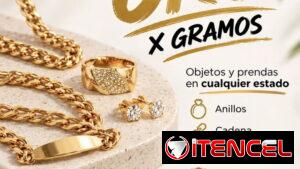 Compro oro y se paga x gramo