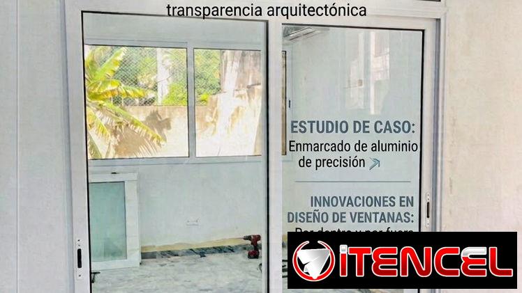 Marquetería de aluminio y cristal en el aire — foto 4