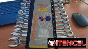 SET DE LLAVES ESPAÑOLA DE 12 PCS VT#