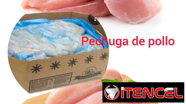 Pechuga de pollo natural sin hueso ni piel. Cajas por 40 libras