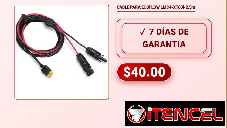CABLE PARA ECOFLOW LMC4-XT60i-2.5m