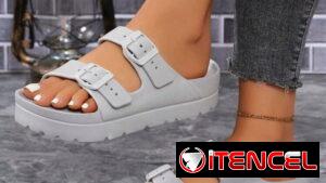 Sandalias Prácticas Engomadas