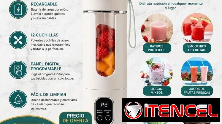 Licuadora portátil recargable
