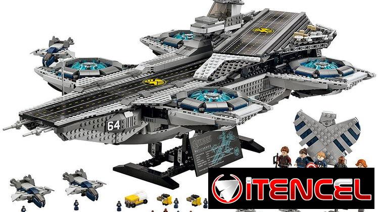 Lego de Helipuerto de Nick Fury (Los Vengadores). Ya viene armado