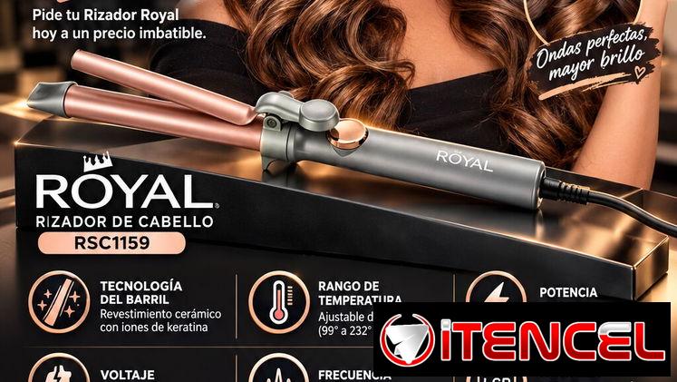 🪮RIZADOR 🪮 DE CABELLO ROYAL. TENEMOS MENSAJERÍA FACTURA Y GARANTÍA. 📲 54833699