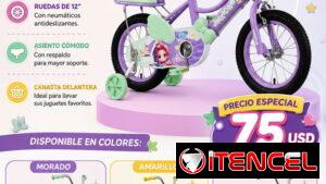Bicicletas medida 12 para hembra y varón