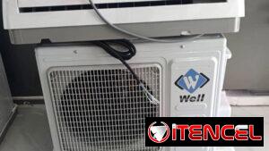 Split de 1 tonelada marca WELL 220v nuevo en su caja con factura y garantía