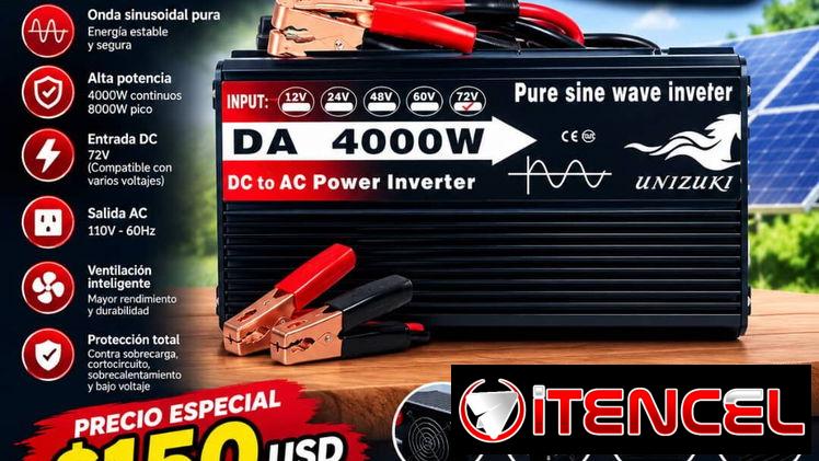 Convertidor 72vol 3000watt y 4000watt
