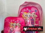 Mochilas para niñas y niños, es el set completo (Mochila, merendero, pomo y pozuelo)