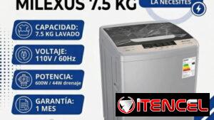 Lavadora automática milexus/⬅️ linia87.5kg