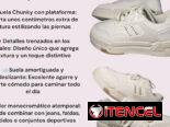 ​👟 Tenis Plataforma Blancos Estilo Chunky – $25 USD