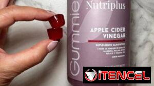 GOMITAS DE VINAGRE DE MANZANA 🍏 Granada, ácido fólico, inulina y vitamina B12🍏