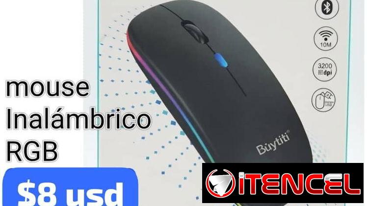 Mouse inalámbrico RGB