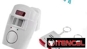 Alarma con sensor de movimiento inalámbrico