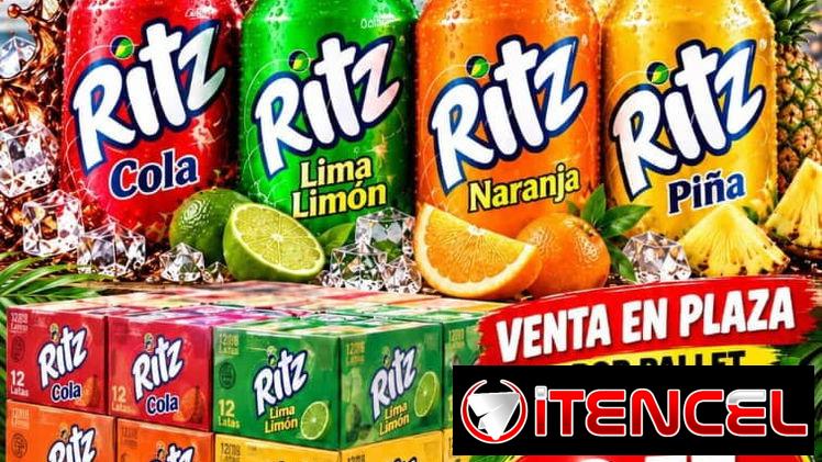 Refresco Ritz- 1 pallet- limón, cola, piña y naranja