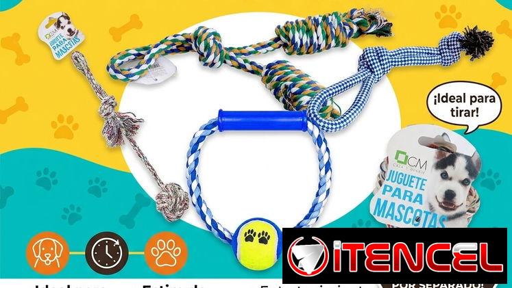 Juguetes de cuerda para tu mascota por solo 5 USD