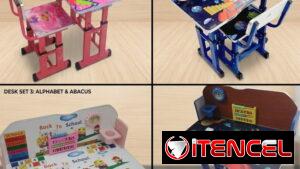 Escritorio - Mesa para niño y niña (Mo)