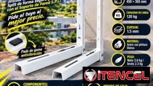 ❄️ SOPORTE ❄️ PARED PARA COMPRESOR DE SPLIT S.P.C.  TENEMOS MENSAJERÍA, DAMOS FACTURA Y GARANTÍA. 📲 54833699