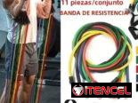 Kit para ejercitación con ligas en espacio reducido