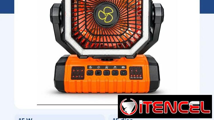 Ventilador recargable 20000 mAh X11. Equipos con garantía a estrenar por usted