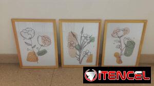 MACAO - Cuadros decorativos 30 x 40 cm para sala / comedor