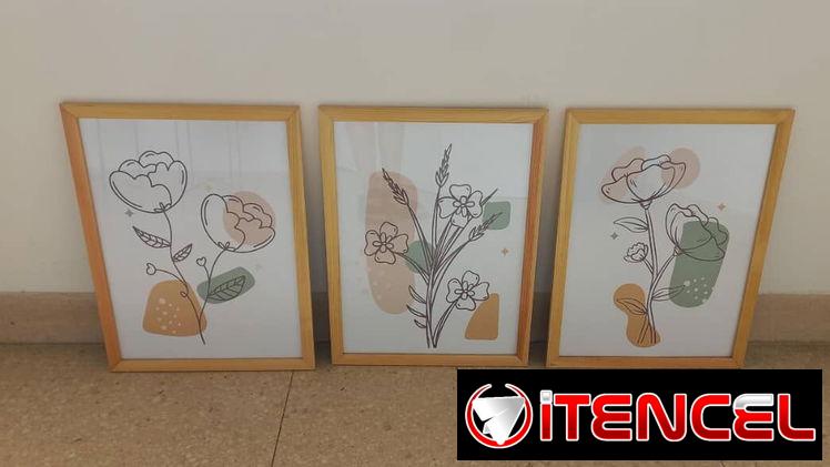 MACAO - Cuadros decorativos 30 x 40 cm para sala / comedor