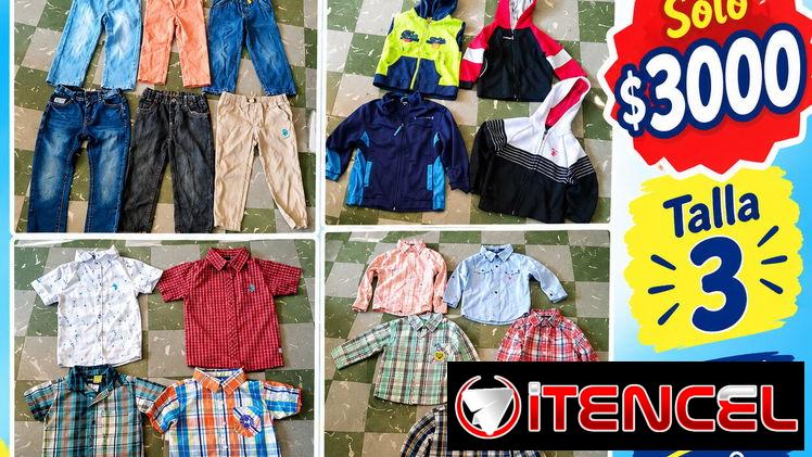 Combo de Ropa de niño USO Talla 3 todo x 3000