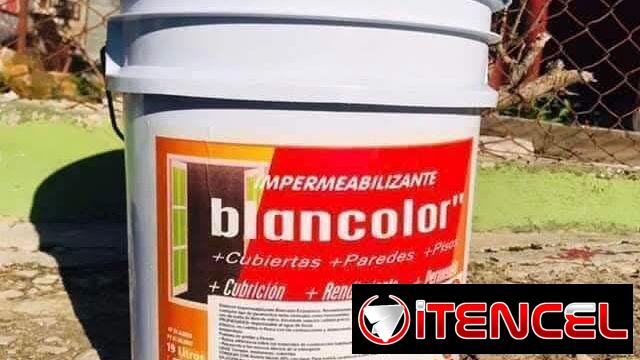 PINTURA IMPERMEABLE ENGOMADA.