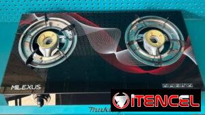 Cocina Milexus de cristal templado