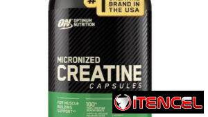 🌟 Creatina Micronizada Optimum Nutrition en Cápsulas – 200 cápsulas (100 porciones, 2.5 g cada una) 🌟