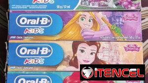 Pasta dental infantil de sabores